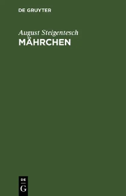 Mährchen by August Steigentesch