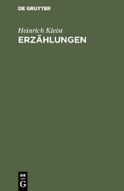 Erzählungen by Heinrich Kleist
