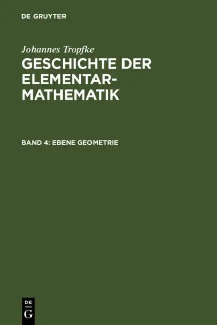 Ebene Geometrie by Kurt Vogel, Karin Reich, Helmuth Gericke