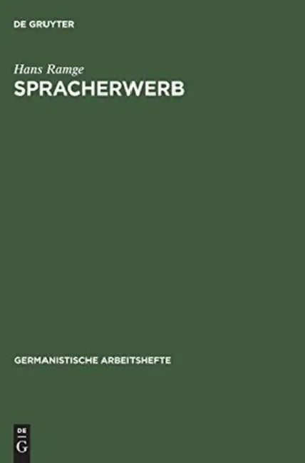Spracherwerb: Grundzüge Der Sprachentwicklung Des Kindes by Hans Ramge