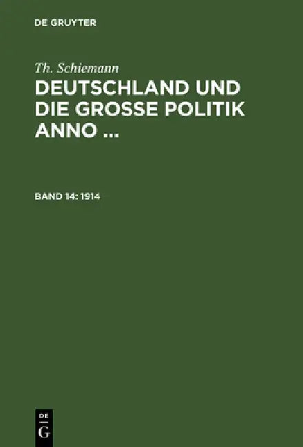 1914 by Th Schiemann
