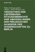 Verzeichnis Der Lieferbaren Sitzungsberichte Und Abhandlungen Der Preußischen Akademie Der Wissenschaften Zu Berlin: 1826-1929 by Walter De Gruyter Und Co _102222320, Preußische Akademie Der Wissenschaften