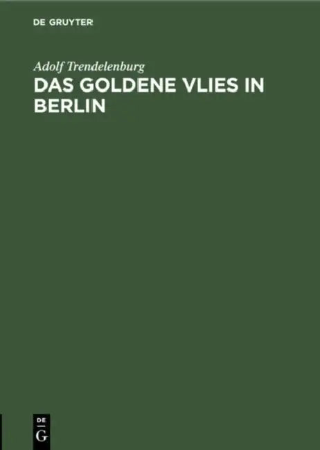Das Goldene Vlies in Berlin: Zwei Vergessene Statuen by Adolf Trendelenburg