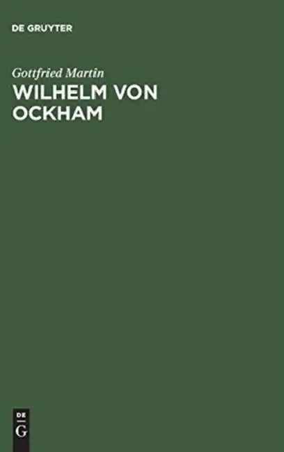 Wilhelm von Ockham by Gottfried Martin