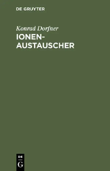 Ionenaustauscher by Konrad Dorfner