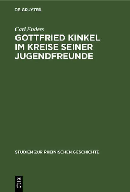 Gottfried Kinkel im Kreise seiner Jugendfreunde by Carl Enders