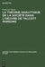 La Théorie Analytique de la Société Dans l'Oeuvre de Talcott Parsons by François Chazel
