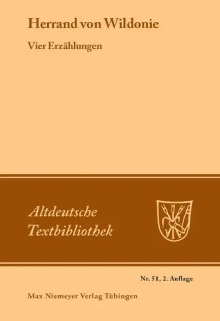 [Set Vier Erzählungen] by Herrand Von Wildonie, Hanns Fischer, Paul Sappler