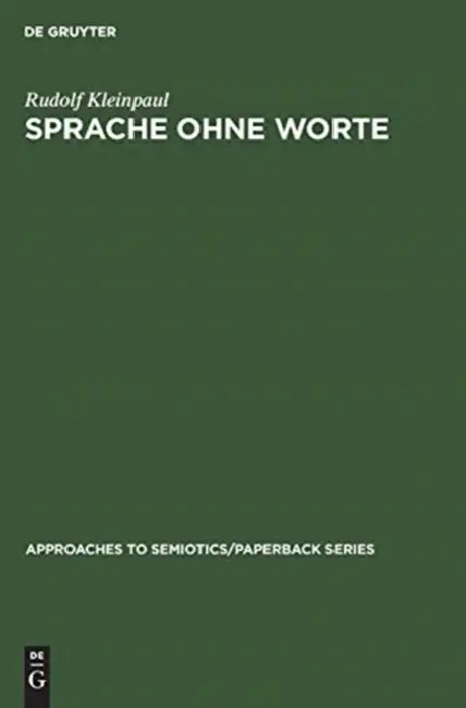 Sprache ohne Worte by Rudolf Kleinpaul