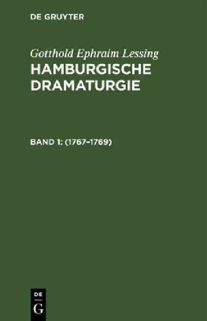1767-1769 by Franz Muncker, G. E. Lessing