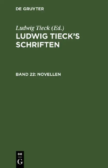 Novellen by Ludwig Tieck