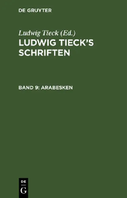 Arabesken by Ludwig Tieck