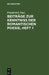 Beiträge Zur Kenntniß Der Romantischen Poesie, Heft 1 by Friederich Diez