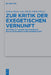 Zur Kritik Der Exegetischen Vernunft: Beiträge Zu Theorie Und Pragmatik Der Alttestamentlichen Wissenschaft by Andrea Beyer