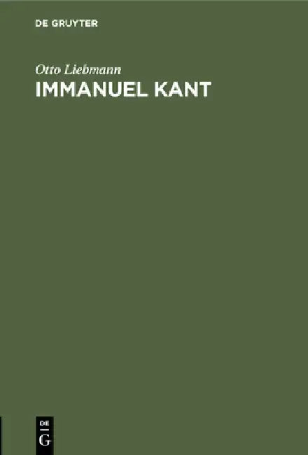 Immanuel Kant by Otto Liebmann