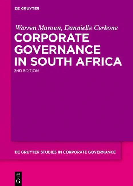 Corporate Governance in South Africa by Warren Maroun