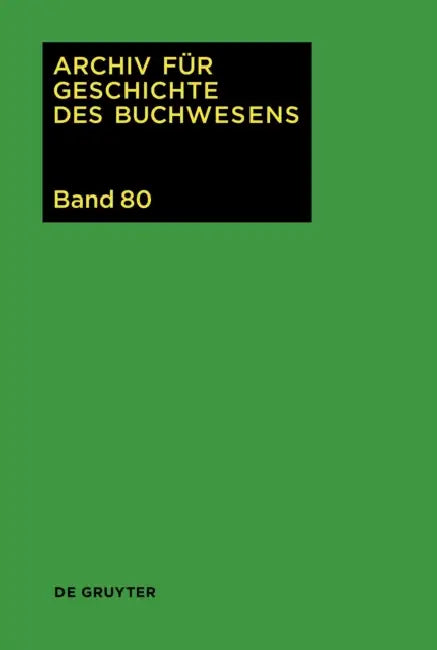 2025 by Johannes Frimmel, Christine Haug, Carsten Wurm