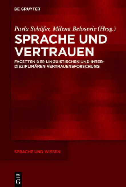 Sprache und Vertrauen by Pavla Schäfer
