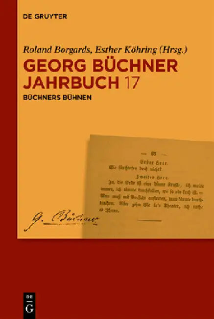 Büchners Bühnen by Roland Borgards