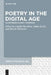 Poetry in the Digital Age: An Interdisciplinary Handbook by Claudia Benthien