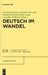 Deutsch Im Wandel by Annelen Brunner, Gabriele Diewald, Hansen