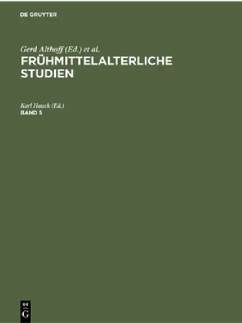 1971 by Karl Hauck, Hans Belting, Hugo Borger