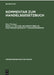 § 1-104 Hgb Und Gesetz Über Die Kaufmannseigenschaft Von Handwerkern by Hans Würdinger