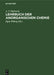 Lehrbuch Der Anorganischen Chemie by A. F. Holleman, Egon Wiberg