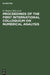 Proceedings of the First International Colloquium on Numerical Analysis: Plovdiv, Bulgaria, 13-17 August 1992 by D. Bainov, V. Covachev