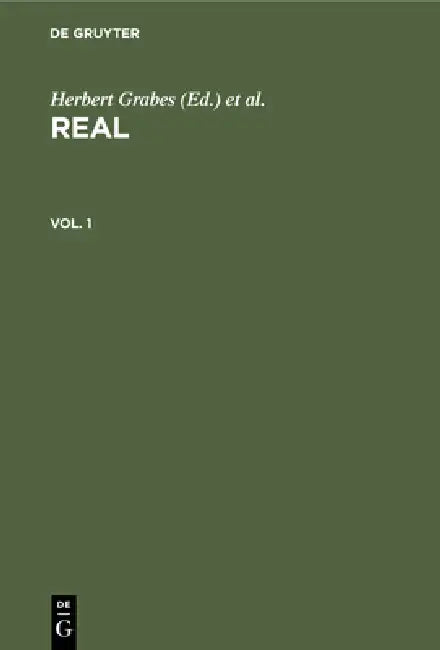 Real. Vol. 1 by Herbert Grabes, H. J. Diller, Hans Bungert