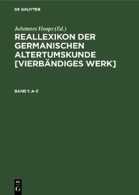 A-E by Johannes Hoops