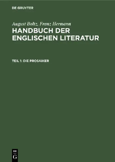 Die Prosaiker by August Boltz, Franz Hermann