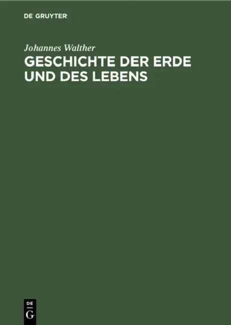 Geschichte Der Erde Und Des Lebens by Johannes Walther