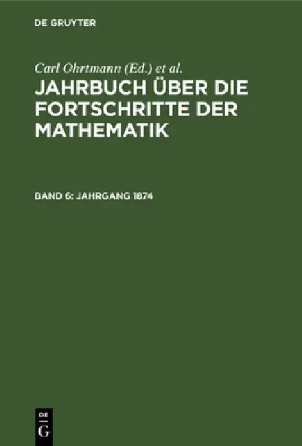 Jahrgang 1874 by Carl Ohrtmann, Max Henoch, Emil Lampe