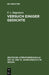 Versuch Einiger Gedichte by F. V. Hagedorn