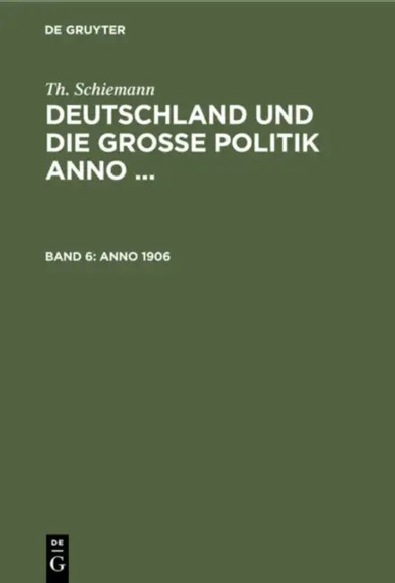 Anno 1906 by Th Schiemann