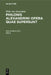 Philo Von Alexandria: Philonis Alexandrini Opera Quae Supersunt. Vol II by Paul Wendland