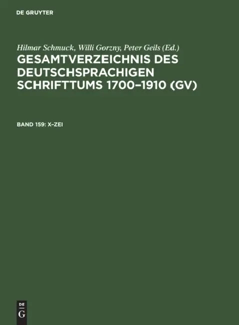 X-Zei by Hilmar Schmuck, Willi Gorzny, Peter Geils