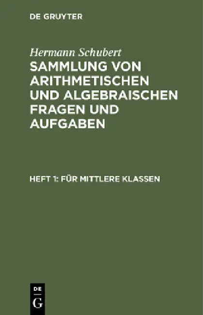 Für Mittlere Klassen by Hermann Schubert