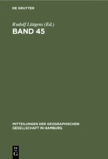 Band 45 by Rudolf Lütgens