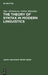 The Theory of Syntax in Modern Linguistics by Olga Akhmanova, Galina Mikaeljan