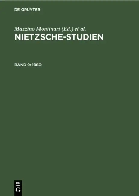 1980 by Mazzino Montinari, Wolfgang Müller-Lauter, Heinz Wenzel