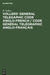 Vollers' General Telegaphic Code Anglo-French / Code Général Telégraphic Anglo-Français by R. Vollers