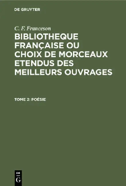 Poésie by C. F. Franceson