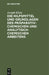 Die Hilfsmittel Und Grundlagen Des Präparativ-Chemischen Und Analytisch-Chemischen Arbeitens by Joseph Klein