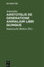 Aristotelis de Generatione Animalium Libri Quinque by Aristoteles, Immanuelis Bekker