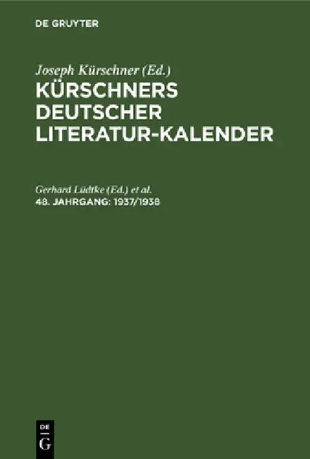 1937/1938 by Gerhard Lüdtke, Wolfgang Baumgart