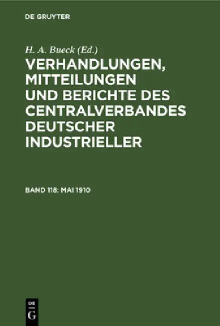 Mai 1910 by H. A. Bueck