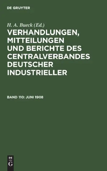 Juni 1908 by H. A. Bueck