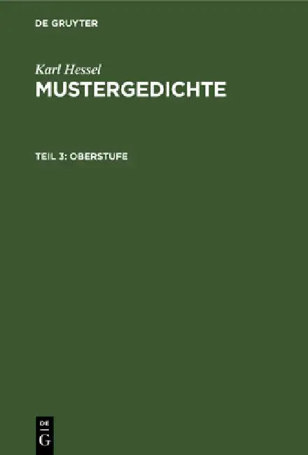 Oberstufe by Karl Hessel